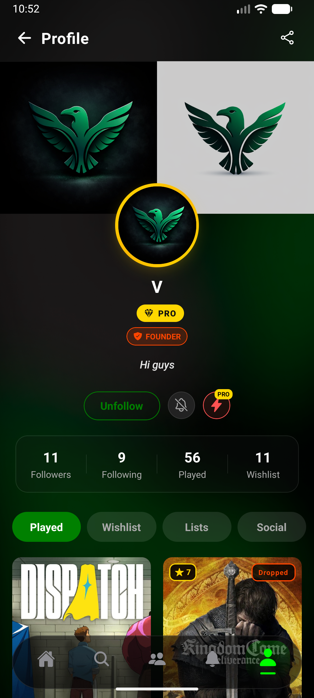 Profile & Achievements